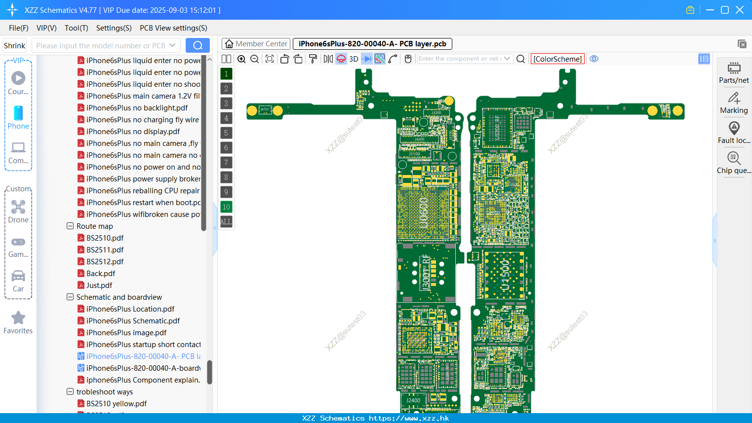 IPhone6sPlus-820-00040-A- PCB Layer